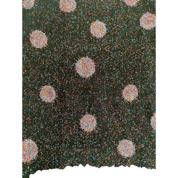 Apt. 9 Black Metallic Tinsel Polka Dot Sweater Size Small - Picture 7 of 7